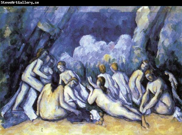 Paul Cezanne Les Grandes Baigneuses